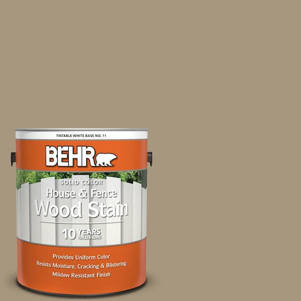 BEHR 1 gal. #SC-151 Sage Solid Color House and Fence Exterior Wood Stain