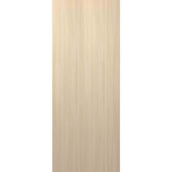 Optima 36 in. x 80 in. No Bore Solid Composite Core Loire Ash Composite Wood Interior Door Slab
