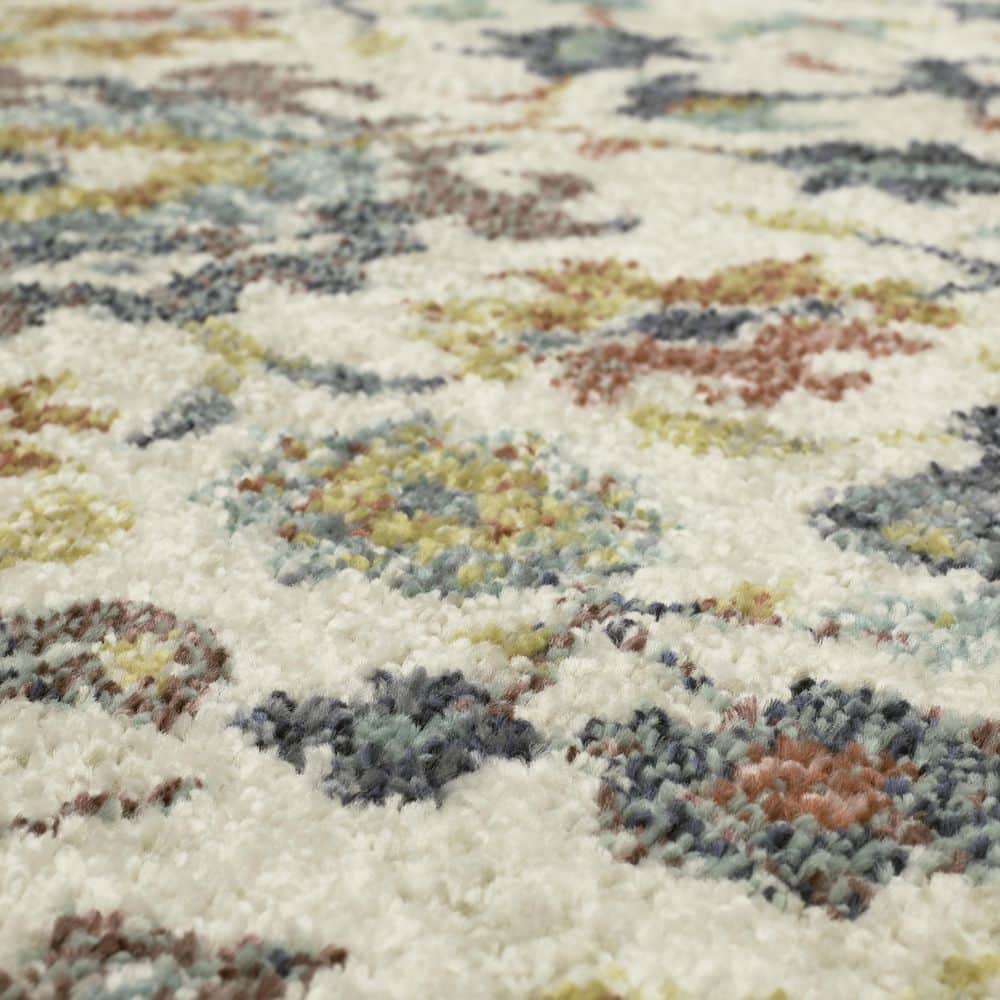 Grove Elms Traditional Ornamental 8' x 10' Multi-Color Area Rug