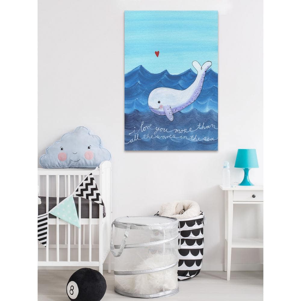 18 in. H x 12 in. W More than Waves by Melonie Madison Printed Canvas 
