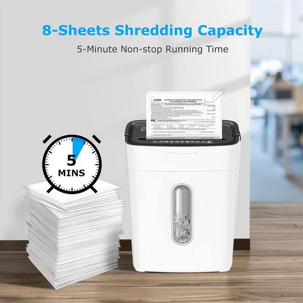 【送料無料キャンペーン】 White Yichuhaoxi Paper 8-Sheet Office, Home for Shredder カッター・裁断用品