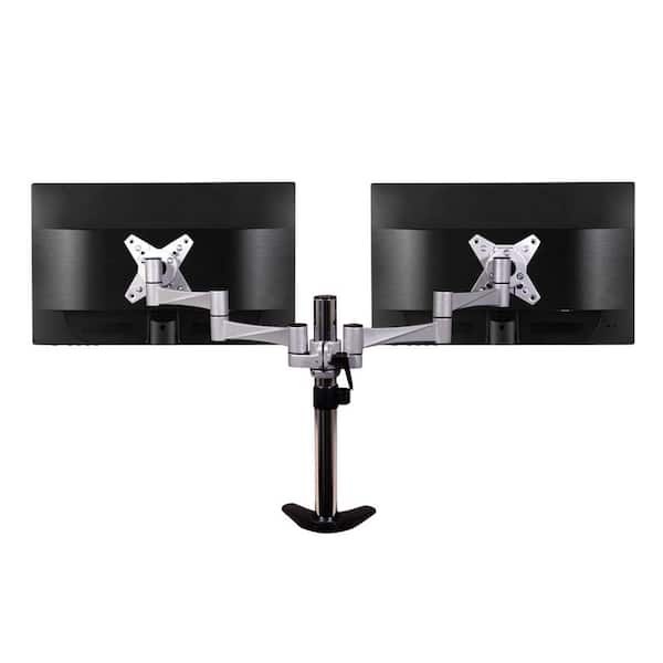 onn. Full Motion Dual Monitor Desk Mount for 13 to 27 Monitors