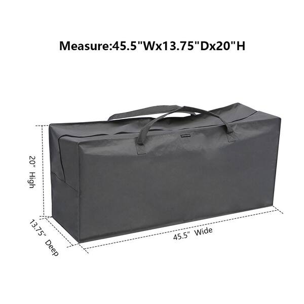 600d Heavy Duty Waterproof Cover, Storage Bags For Patio Furniture Cushions