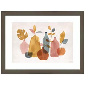 "Terracotta Vases 01" by Lisa Audit 1 Piece Wood Framed Giclee Home Art Print 13 in. x 17 in.