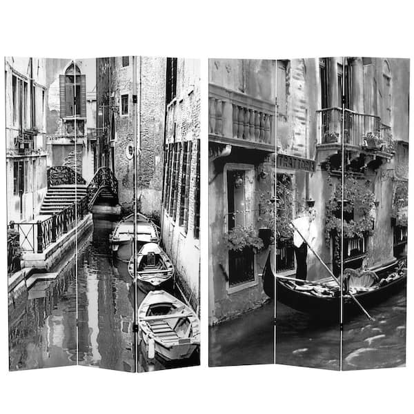 Oriental Furniture 6 ft. Printed 3-Panel Room Divider