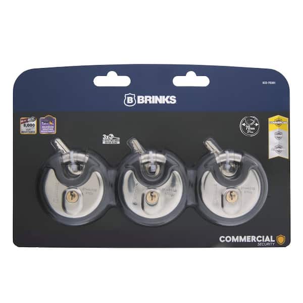 Brinks 2-3/4-in. (70 mm) Commercial-Grade Stainless-Steel Discus
