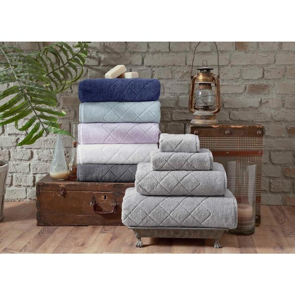 Enchante Home Enchasoft Turkish Cotton 2-pc. Bath Sheets - Anthracite