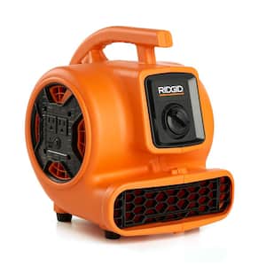600 CFM 3-Speed Portable Blower Fan Air Mover with Daisy Chain, 3 Operating Positions for Water Damage Restoration