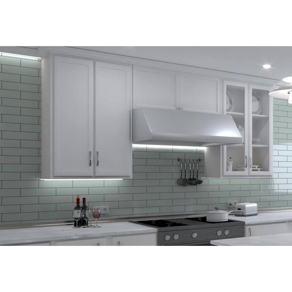 Galor-Nayim 3" x 12" Glossy White Ceramic Subway Tile