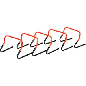 Adjustable Speed Training Hurdles (Orange, Set of 5)