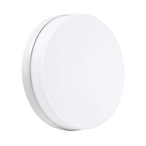 CIPACHO 48-Watt Integrated LED White Aluminum Plate Inside Round Chandelier 3000K