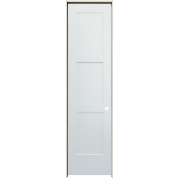 JELD-WEN 24 In. X 96 In. Birkdale Light Gray Paint Left-Hand Smooth ...