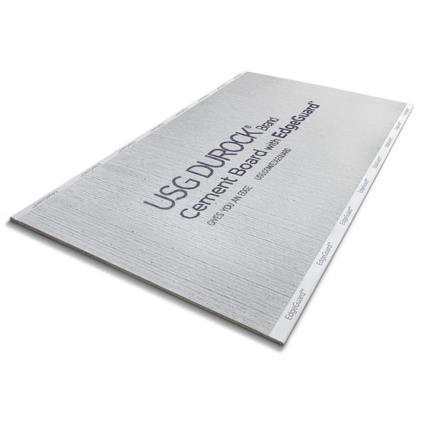DUROCK EdgeGuard 1/2 in. x 3 ft. x 5 ft. Cement Board