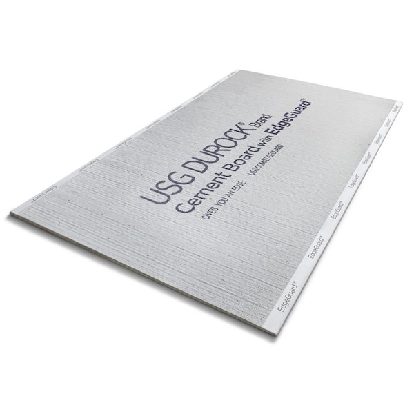 USG Durock Brand 1/2 in. x 3 ft. x 5 ft. Cement Board with EdgeGuard