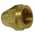 1/2 in. Flare Brass Nut Fitting (2-Pack)
