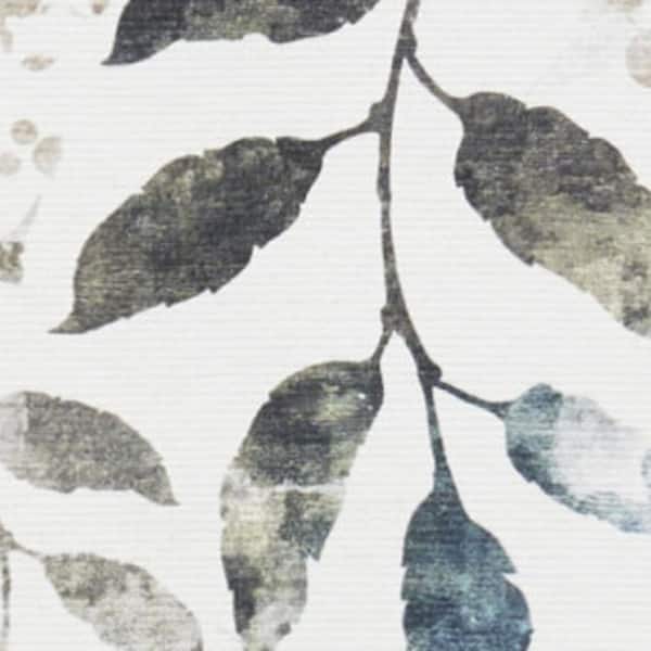 4 ft. x 6 ft. Green and Ivory Floral Power Loom Washable Non Skid Area Rug