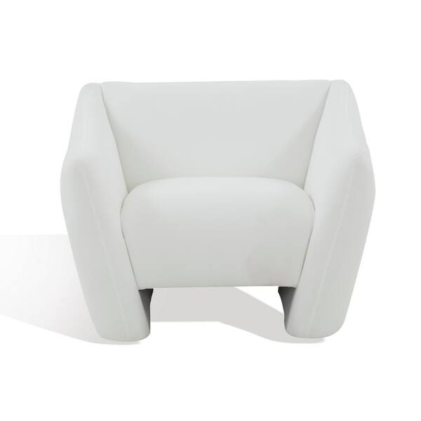 SAFAVIEH Stefanie White Accent Chair