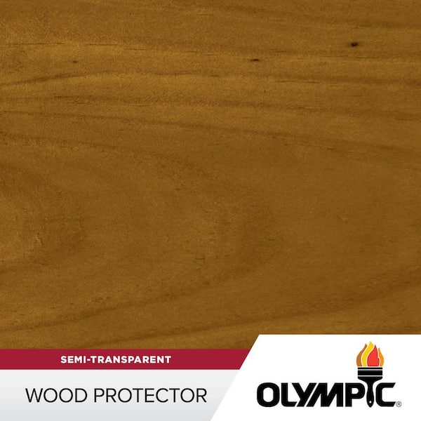 Olympic Wood Protector 1 gal. ST-2024 Sierra Exterior Semi-Transparent Stain Plus Sealer in One