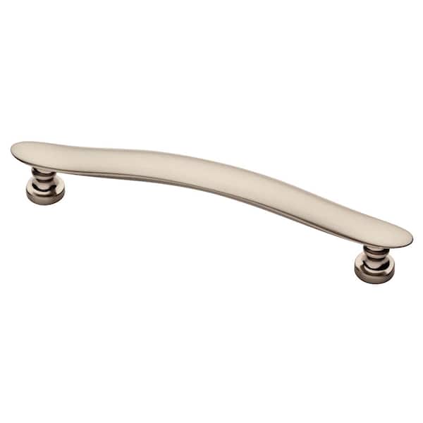 Liberty Elegant Luxe 5-1/16 in. (128 mm) Satin Nickel Cabinet Drawer Pull