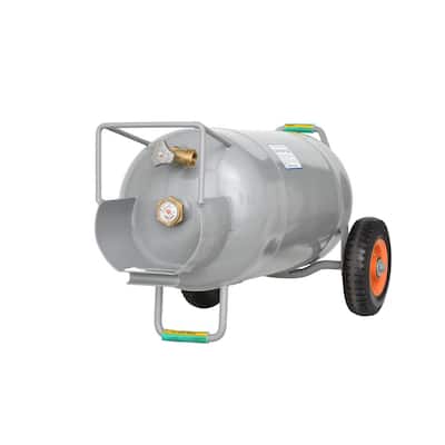 40 lbs. Horizontal and Vertical HOG Propane Cylinder with Wheels