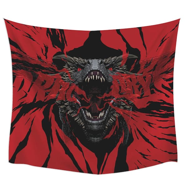 RoomMates Red Game of Thrones Dragon Tapestry