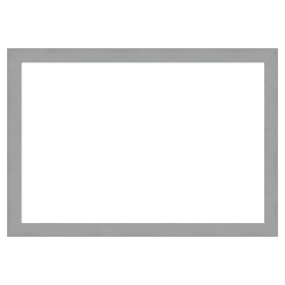 Brushed Nickel 39 in. x 27 in. Polystyrene Framed Dry Erase Magnetic Memo Board price history on PriceWatchPro