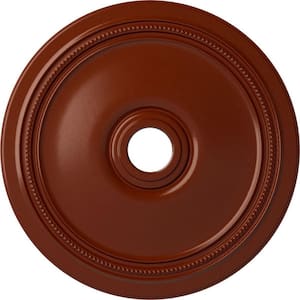 24 in. x 3-5/8 in. ID x 1-1/4 in. Diane Urethane Ceiling Medallion (Fits Canopies upto 6-1/4 in.), Firebrick