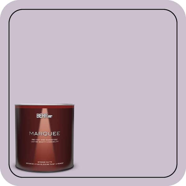 BEHR MARQUEE 1 qt. #S100-2 Romantic Poetry Matte Interior Paint & Primer