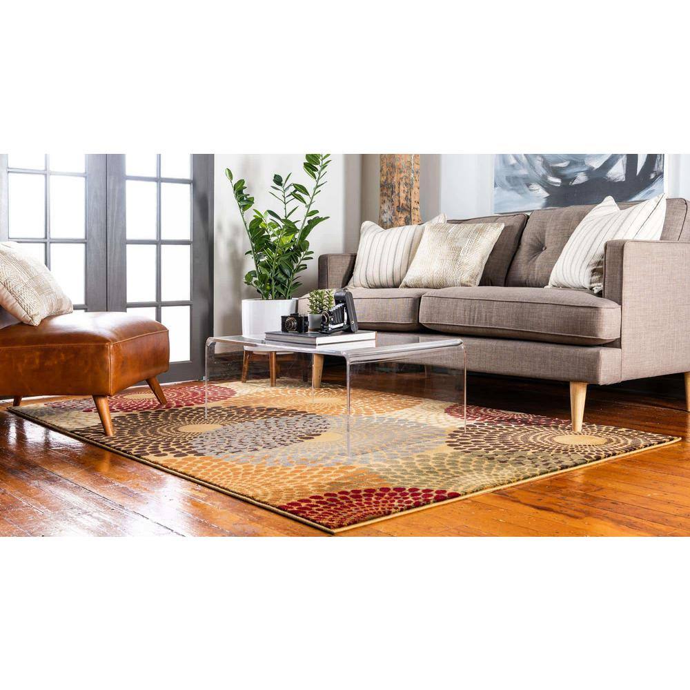 Handmade Braided Abstract Gray Synthetic 5' x 8' Indoor Rug