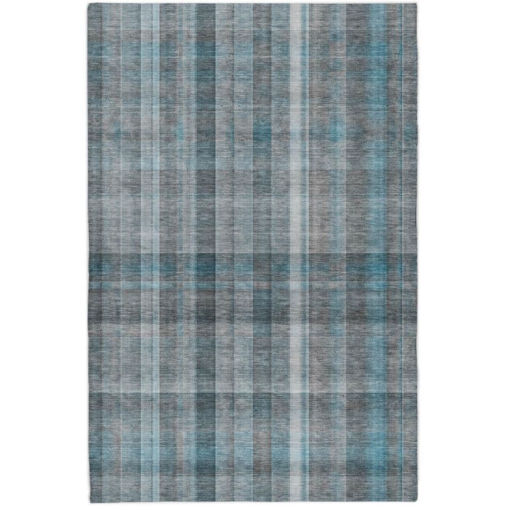 Dream Shag Premium Machine Washable Abstract ADS534 Teal 8 ft. x 10 ft. Area Rug price history on PriceWatchPro