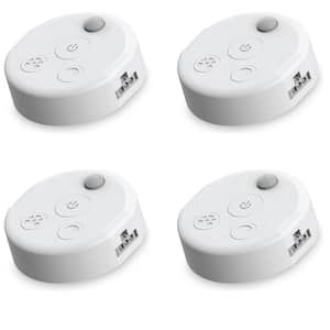 White Onesync Under Cabinet Motion Sensor Activating Master Switch (4-Pack)