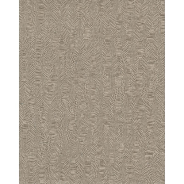 York Wallcoverings Light Brown Metallic Brilliant Partridge Vinyl Wallpaper, 26 in. x 30 ft.