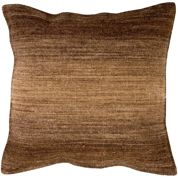 Artistic Weavers Stoneleigh Brown Striped Polyester 22 in. x 22 in. Throw Pillow