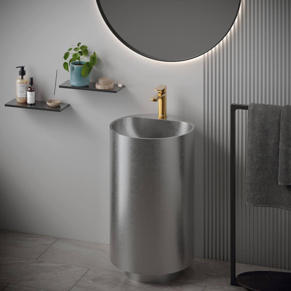 Karran Cinox 16.5'' Stainless Steel Circular Bathroom Sink