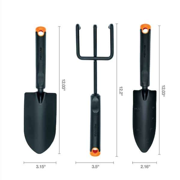 Black & Decker 5-Piece Long-Handled Garden Tool Set - Walmart.com