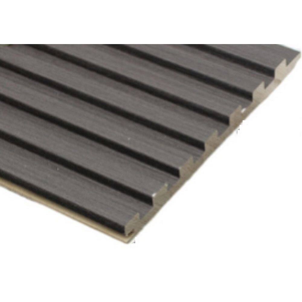 Ejoy 106 In.. X 6 In. X 0.5 In. Solid Wood Wall 7 Grid Cladding Siding 