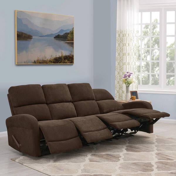 polyester reclining sofa