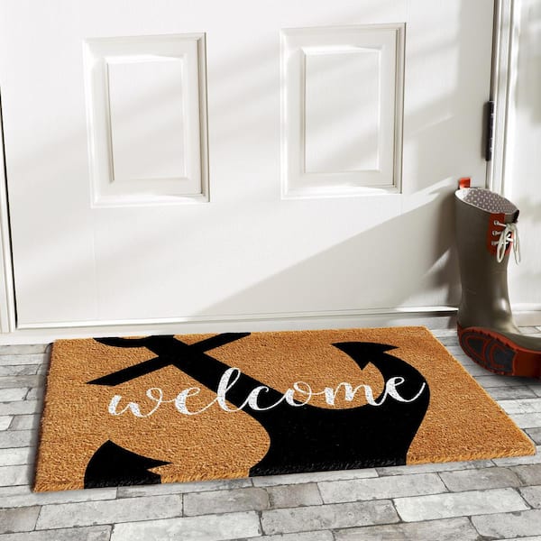 Anchor Welcome 24 in. x 36 in. Door Mat