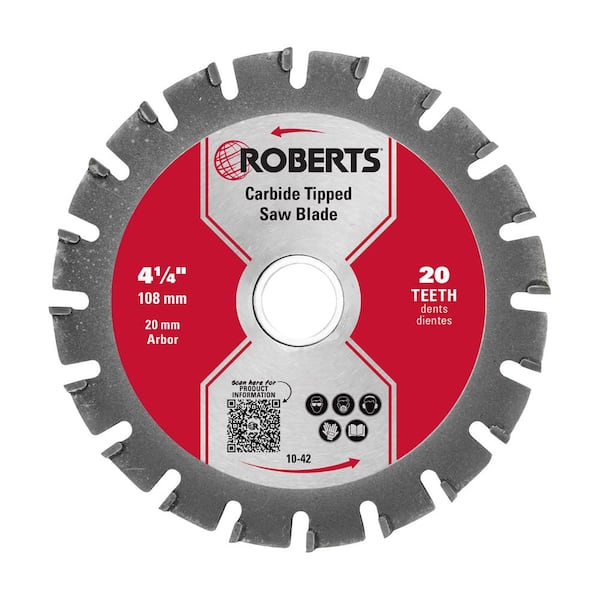 4.25 in. 20-Tooth Carbide Tip Jamb Saw Replacement Blade