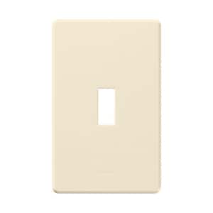 Fassada 1 Gang Toggle Switch Cover Plate for Dimmers and Switches, Almond (FG-1-AL)