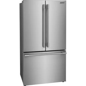 36 in. 23.3 cu. ft. Counter Depth French Door Refrigerator in Stainless Steel with Internal Water Dispenser