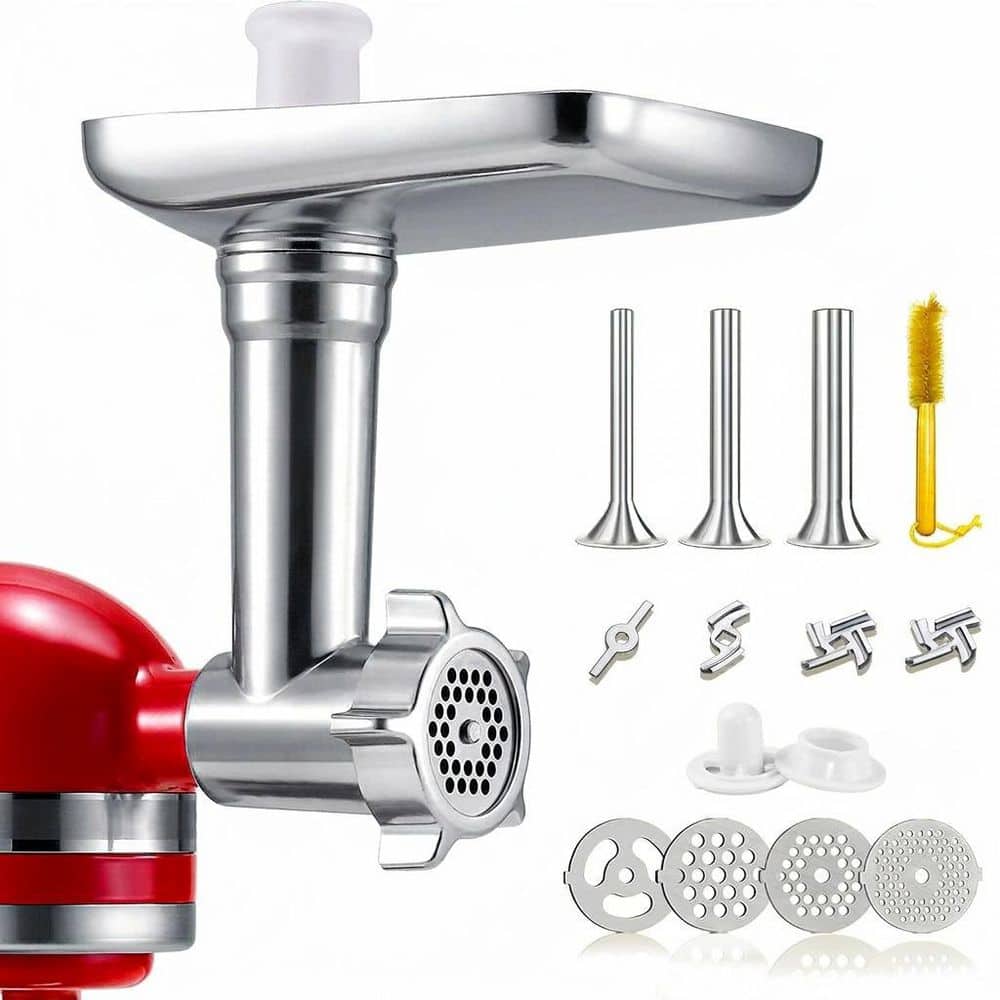 Stainless Steel Meat Grinder Attachment with Sausage Stuffer for Stand Mixer Dishwasher Safe price history on PriceWatchPro