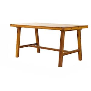 Stylish and Modern Design Rectangular Wood Outdoor Dining Table, Stable and Sturdy with High Quality Solid Wood in Teak