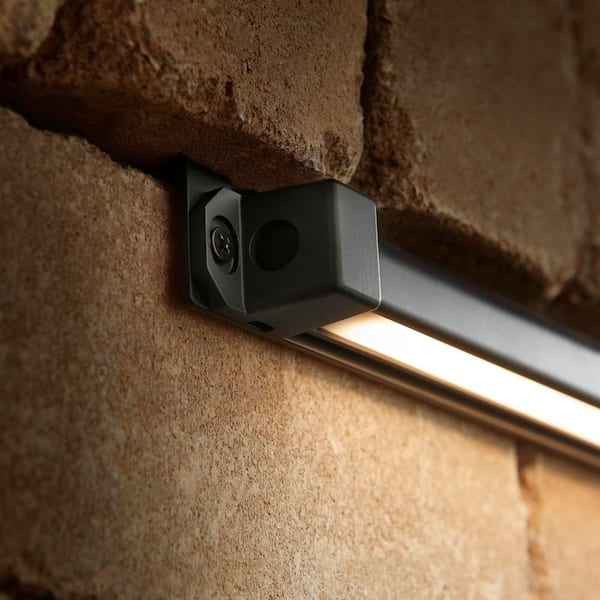 Hampton Bay - 166 Lumen Low Voltage Black LED Outdoor Deck Light