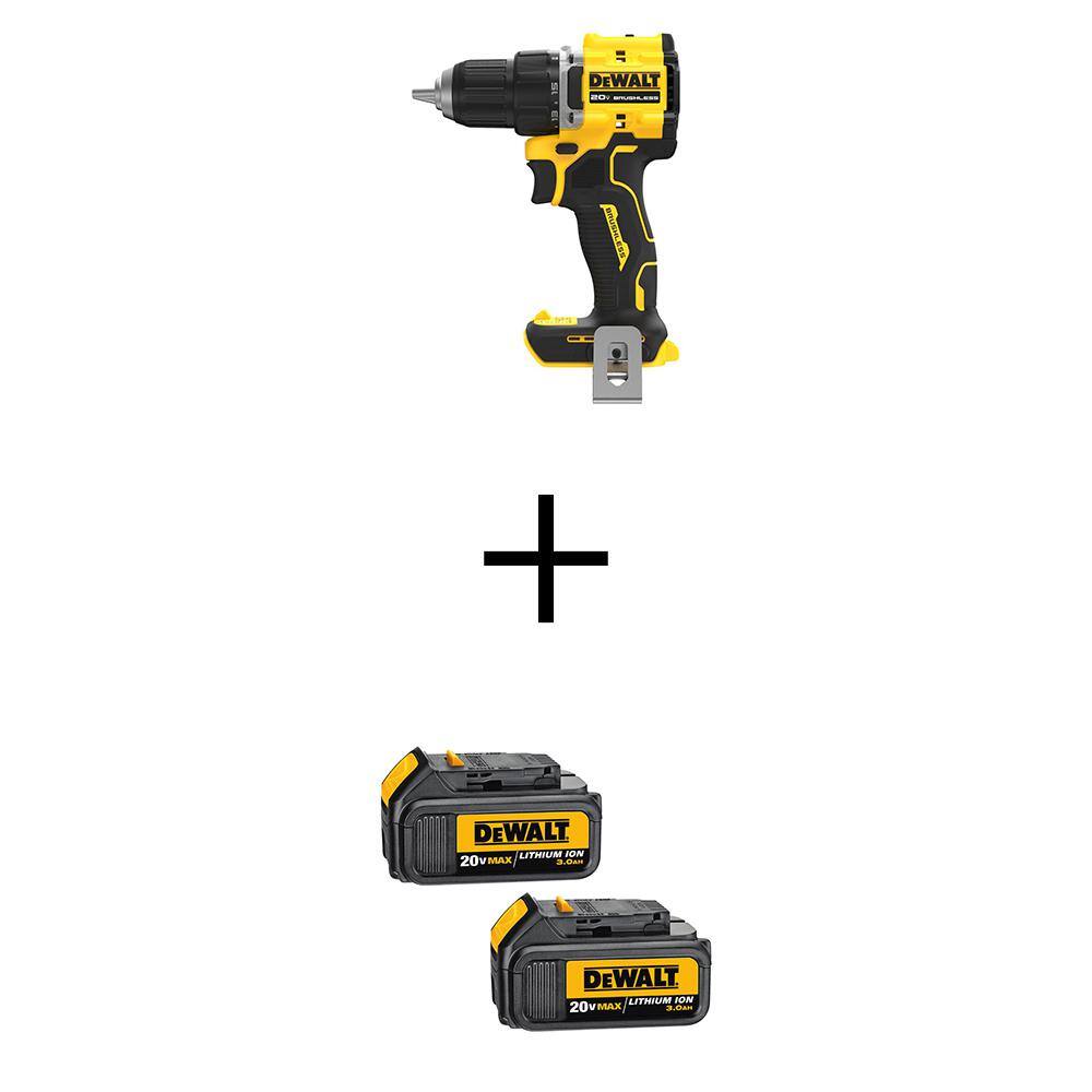 DEWALT ATOMIC 20V MAX LithiumIon Cordless Brushless 1/2 in. Drill