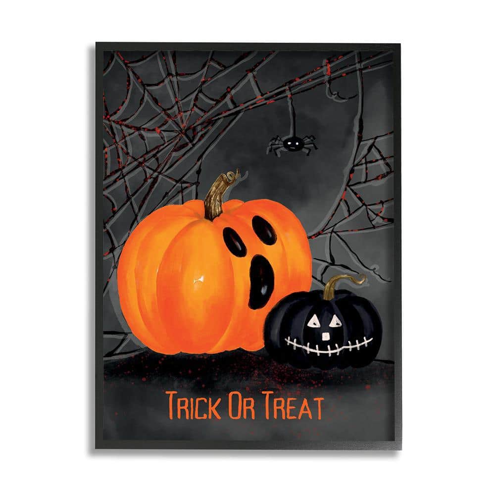 Jack-o-Lantern Phrase by Amy Hall 1 Piece Framed Graphic Print Typography Poster Art Print 30 in. x 24 in. price history on PriceWatchPro
