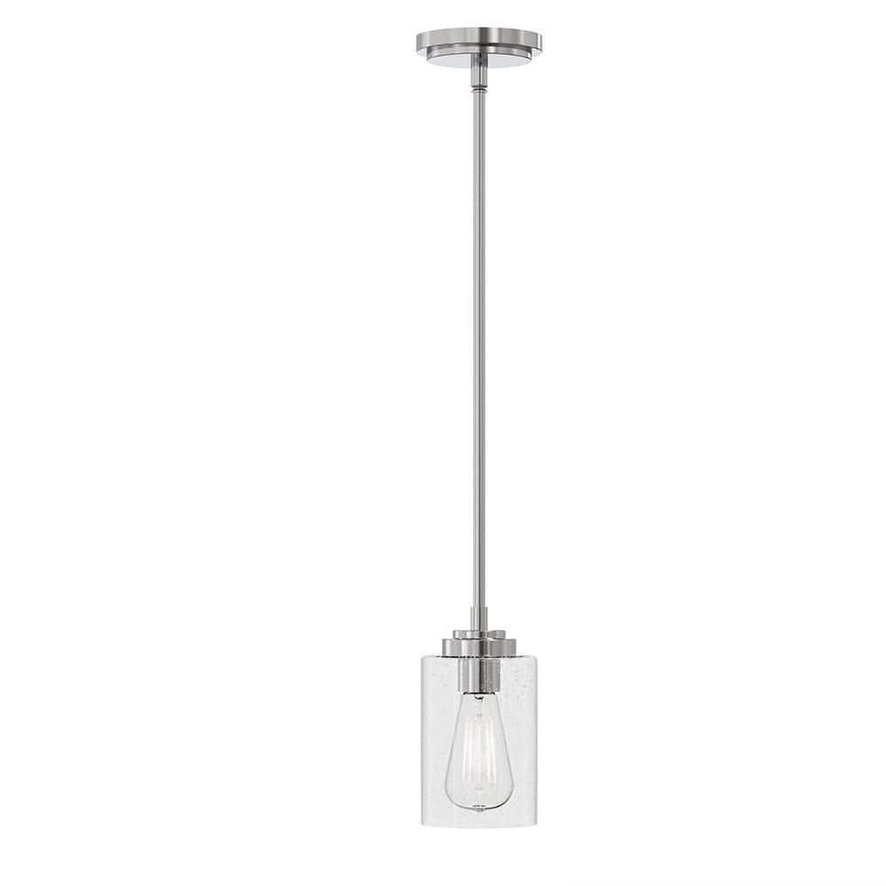 Coslin 1-Light 4.75 in. Brushed Nickel Plug and Play Pendant with SkyPlug price history on PriceWatchPro