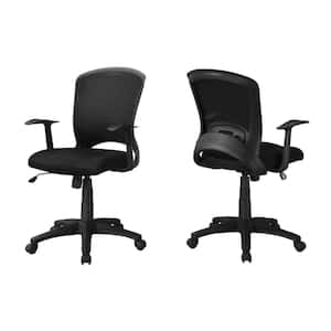 Black Mid Back Office Chair