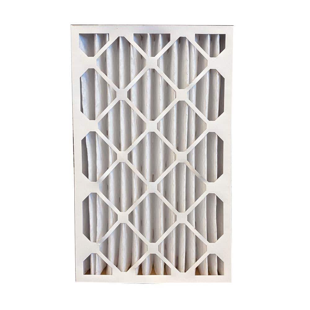 16x25x4 White Pleated Furnace Air Filter