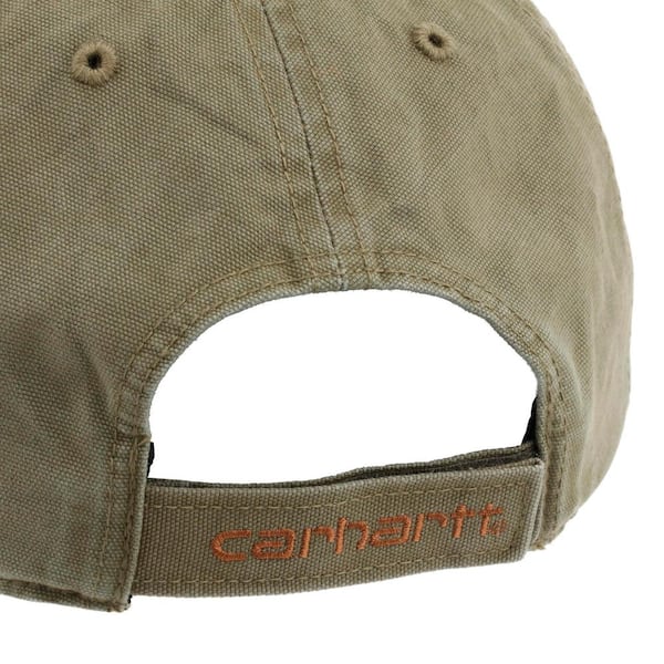 gorra curva parche verde Carhartt - Cap Carhartt odessa army green Carhartt  : Headict